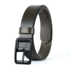 Kožený opasok BLACKFORGE, šírka 3,3 cm, Olivový (VBLACKFORGE-OL)