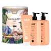 Darčeková sada na kompletnú starostlivosť o telo a vlasy Mila Professional Be Eco Hair a Body Care Vivid