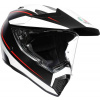 Prilba na motocykel AGV AX-9 Pacific Road black matt white - XXS (51/52)
