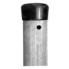 Stĺpik Strend Pro METALTEC ZN, 48/2500/1,50 mm, okrúhly, čiapočka