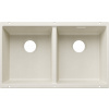 Blanco SUBLINE 350/350-U, drez pod dosku, bez odtokovej sady biela soft silgranit 527828