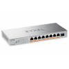 Zyxel XMG-108HP 8 Ports 2,5G + 1 SFP+, 8 ports 100W total PoE++ Desktop MultiGig unmanaged Switch
