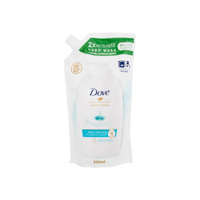 Dove Care & Protect antibakteriálne tekuté mydlo náhradná náplň 500 ml