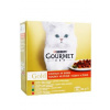 Gourmet Gold kačica s olivami teľacim so zeleninou pstruh so zeleninou králik s mrkvou v šťave 8 x 85 g