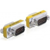 Delock adaptér VGA male / male 65010