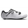 NORTHWAVE Core Plus 2 White/Black Veľkosť topánky: 45 Cestné tretry na bicykel