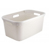 Kôš na prádlo RATTAN STYLE 45l krémový CURVER
