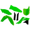 sada plastov, RTECH (neon zelená, 6 dielov) KAWASAKI KX 250 F