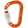 karabína PETZL Rocha Screw-Lock orange