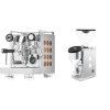 Rocket Espresso Appartamento, copper + Rocket Espresso FAUSTINO 3.1, white