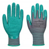 Portwest Nitrilové rukavice Grip 15 Crinkle A313 - Sivá-Zelená, XL - siva-zelena, xl