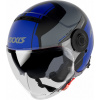 AXXIS Otvorená helma JET AXXIS RAVEN SV ABS milano matt blue S