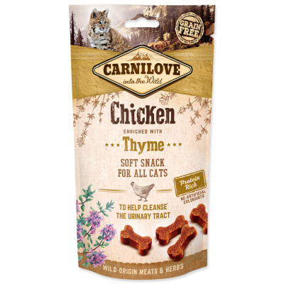 Carnilove (VAFO Praha s.r.o.) Carnilove Cat Semi Moist Snack Chicken&Thyme 50g
