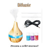 Aroma difuzér s funkciou zvlhčovania vzduchu + 3 oleje - typ A