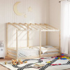 zahrada-XL Detská posteľ so strechou 80x200 cm borovicový masív 847003
