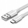 Kábel Ugreen USB - USB typ C 0,25 m biely