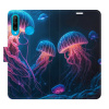 Flip pouzdro iSaprio - Huawei P30 Lite - Jellyfish - kapsičky na karty (Knížkový flip kryt, obal, pouzdro iSaprio na mobil Huawei P30 Lite - Jellyfish - 360° ochrana telefonu, přihrádka na karty a hot