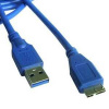Kabel USB A-B micro 1,8m 3.0, modrý CCP-mUSB3-AMBM-6 Gembird