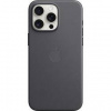 Kryt na mobil Apple iPhone 15 Pro Max FineWoven Case with MagSafe čierne MT4V3ZM/A