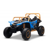 Elektrická bugina Arctic CAT XXL 4x4 24V, modrá, dvojmiestna, Mäkké EVA kolesá, Výkonné motory, Lítiová batéria, MP3 Prehrávač s Bluetoothom, odpružená zadná náprava, koženkové sedadlá, Originál Licen