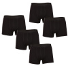 5PACK pánske boxerky Pietro Filipi čierne (5BCL001) XL
