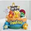 Figúrky Pokemon Na tortu Sada narodeninových dekorácií Topper Pikachu