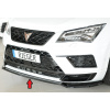 Seat Ateca Cupra 5FP, 09 / 18-07 / 20, lipa pod predný nárazník - plast ABS lakovaný do čiernej lesklej farby, Rieger Tuning
