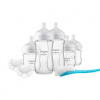 Philips Avent Natural dojčenská fľaša 2 x 125 ml + dojčenská fľaša 2 x 260 ml + cumlík 1 ks + kefa na čistenie 1 ks