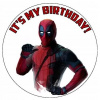 CUKROVÁ TLAČ jedlý obrázok na tortu Cukrová hmota Deadpool Wolverine Avengers 4