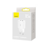 Baseus Baseus Travel Charger Compact wall Charger U+U, 10.5W EU White (CCXJ010202)