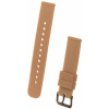 1Mcz Jednotka Silikónový športový remienok s univerzálnou osičkou 20mm hnedá