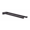 Hansgrohe AddStoris Držiak uterákov dvojitý, dĺžka 45 cm, matná čierna 41770670-HG
