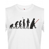 Pánské tričko evoluce Star Wars, Barva Bílá, Velikost XL Bezvatriko.cz 0256