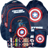 Školská taška, batoh - Školský batoh kapitán America Avengers set