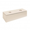 Swiss aqua technologies Koupelnová skříňka s krycí deskou SAT Feel 120x30x46 cm pískově béžová mat SATFEEL120BED