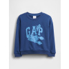 GAP Baby mikina s logom Tmavomodrá 6-12M Tmavomodrá Tmavomodrá