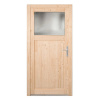 PANTO Drevené vedľajšie vchodové dvere NET-501 prírodný smrek, 98 x 198 cm, P