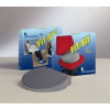 Fit Sit klin - LEDRAGOMMA- rôzne farby Strieborná