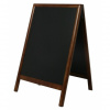 SECURIT A - tabuľa 55 x 85 cm Duplo - tmavo hnedá SBD-DB-85