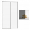 Sprchové dvere - RADAWAY Idea DWJ 100 P grafitové sprchové dvere (Sprchové dvere - RADAWAY Idea DWJ 100 P grafitové sprchové dvere)