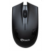 OEM Myš C-TECH WLM-08, černá, bezdrátová, 1200DPI, 3 tlačítka, USB nano receiver C-Tech