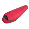 WARMPEACE SOLITAIRE 1000 EXTRA FEET 195 ribbon red/black výška osoby do 195 cm - pravý zip; Červená spacák