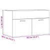 vidaXL Skrinka na umývadlo dub sonoma 90x38,5x46 cm kompozitné drevo - Hnedá - 221278-222129
