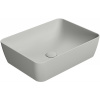 GSI Sand umývadlo 50x38 cm obdĺžnik pultové umývadlo sivá/kamenná 903717