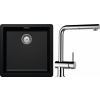 Set Schock S12-9 (dřez Greenwich N-100 Magma + baterie Epos.120 Chrom)