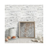 Samolepiaci panel metalický/biely/strieborný WallTiles Premium metal&marbleTiles 30,4 x 30,4 cm