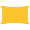 Slnečná plachta, 160 g/m², žltá, 3x4 m, HDPE