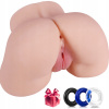 Umelá Vagina Masturbátor pre Mužov Sex Vagina Anál Realistický 3D Zadok