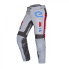 Moto nohavice ELEVEIT MUD MAXI šedo/červené - Veľkosti nohavíc 42
