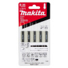Makita Príslušenstvo - Súprava pílových plátkov 9 TPI, dĺžka 100 mm, 5 ks A-85771